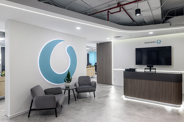 Văn phòng Paradox - khu tiếp tân